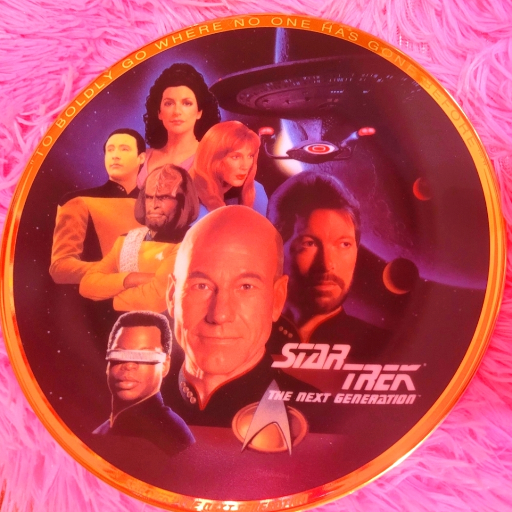 STAR TREK ☆ Collectors' ☆Porcelain Plate